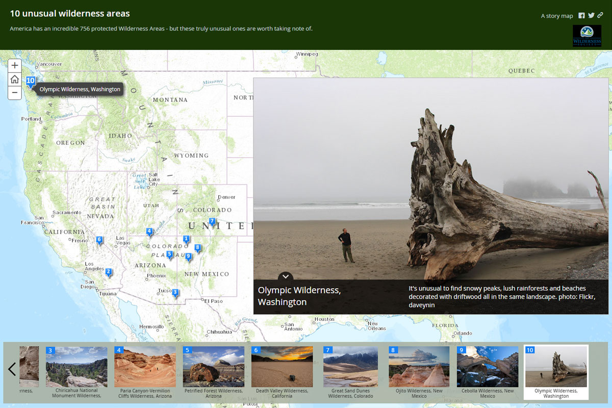 10. ワシントン州 オリンピック国立公園