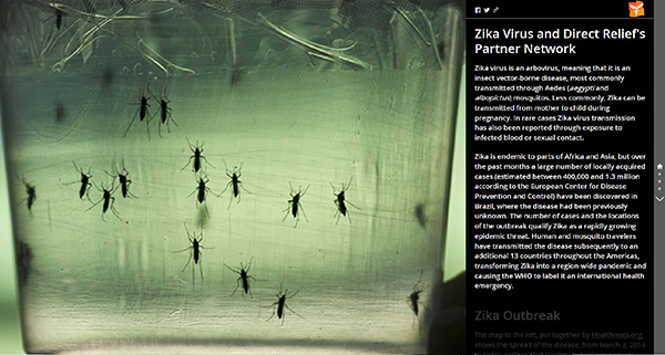 ジカ熱の感染地域の広がりと今後の拡大予測マップ