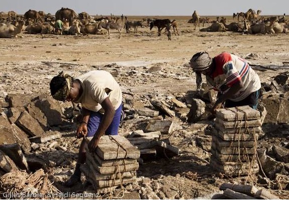 ダナキル砂漠までの風景