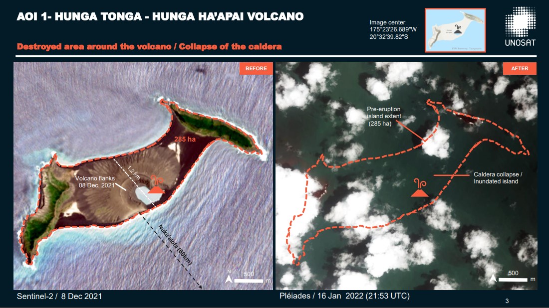 国連　トンガ噴火後の被害可能性を分析