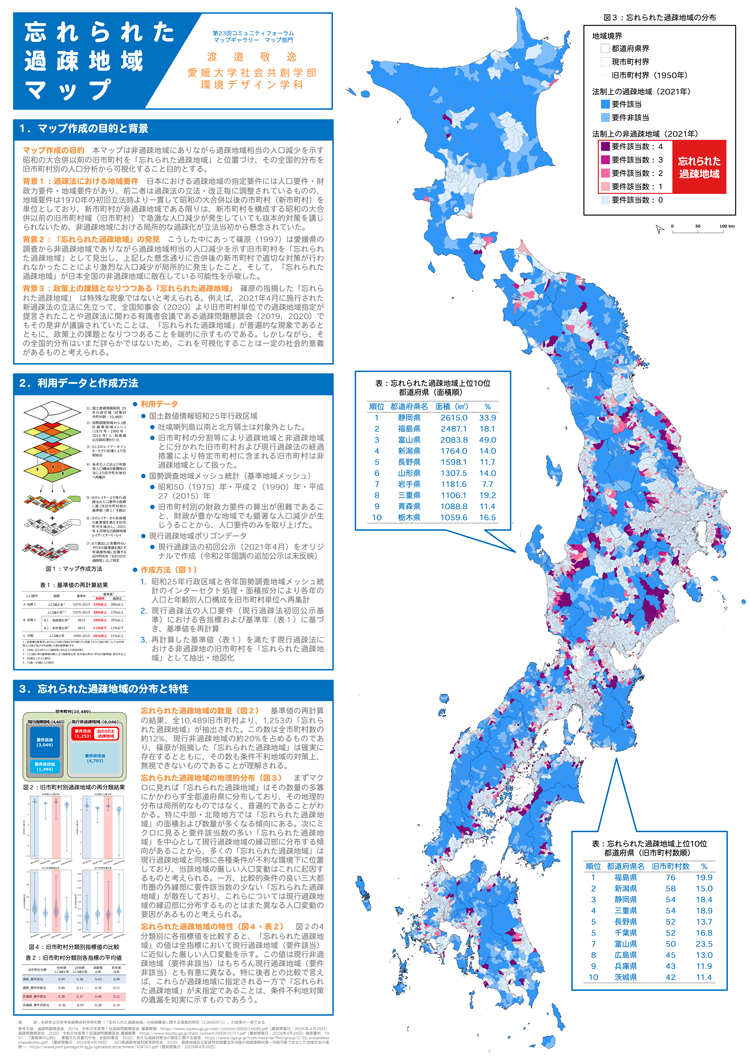 忘れられた過疎地域マップ